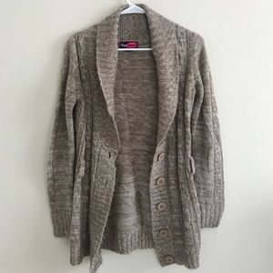 light brown winter sweater